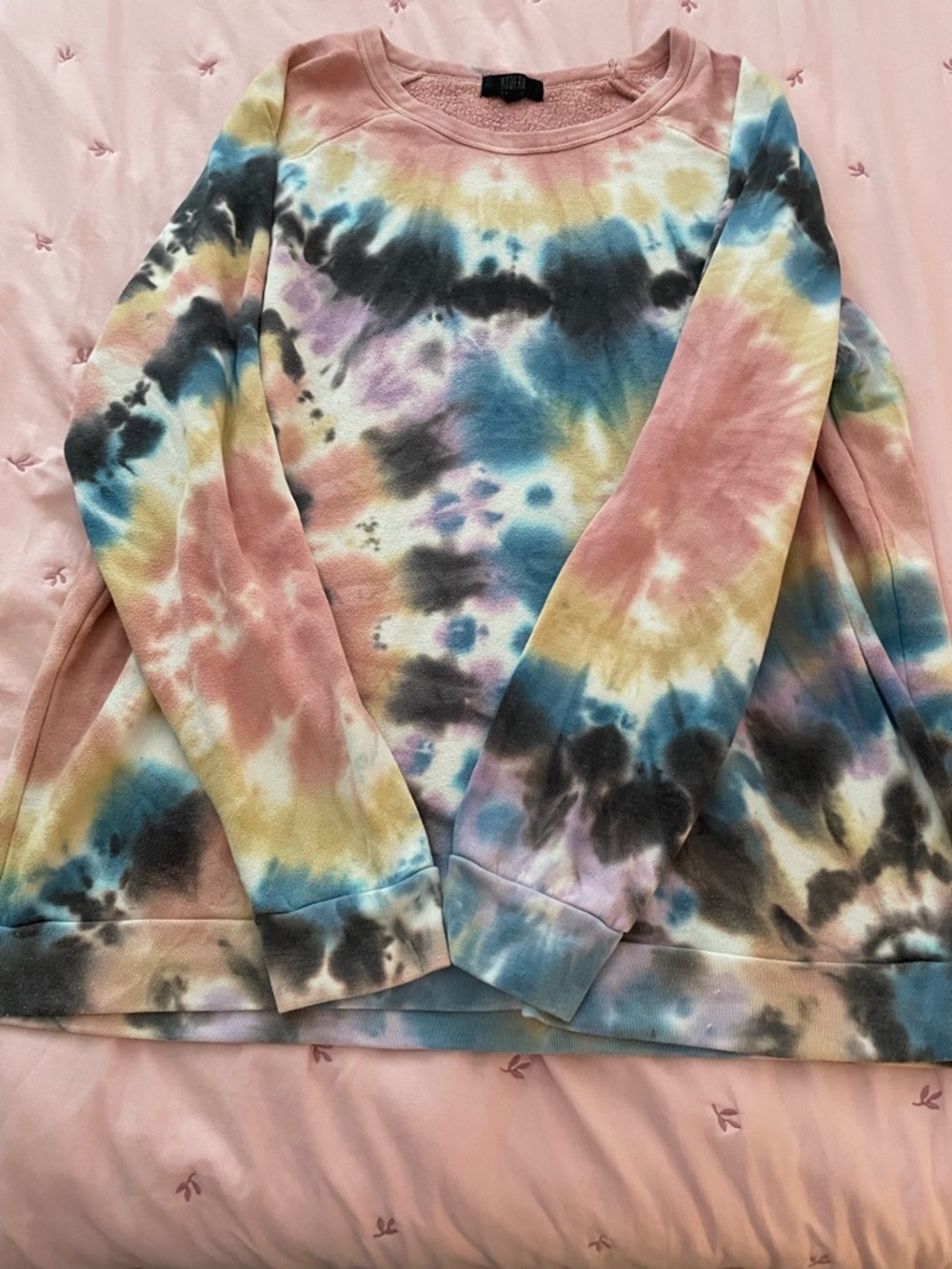 Tie-Dye Crewneck Sweatshirt - Multicolor